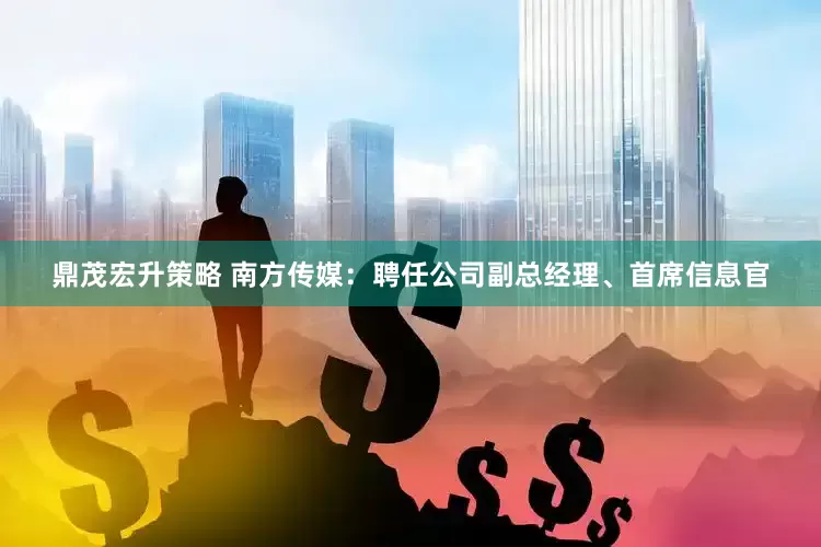 鼎茂宏升策略 南方传媒：聘任公司副总经理、首席信息官