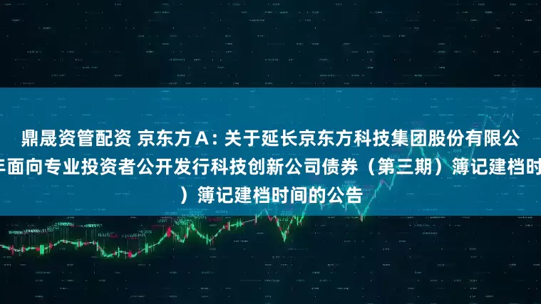 鼎晟资管配资 京东方Ａ: 关于延长京东方科技集团股份有限公司2025年面向专业投资者公开发行科技创新公司债券（第三期）簿记建档时间的公告
